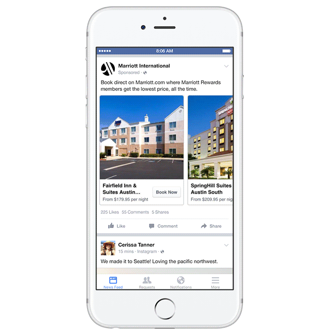 Facebook dynamic ad gif