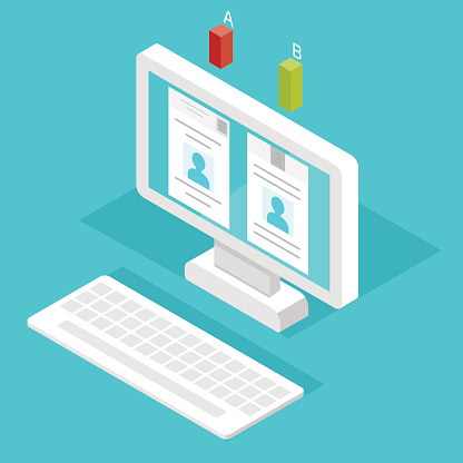A/B testing on computer