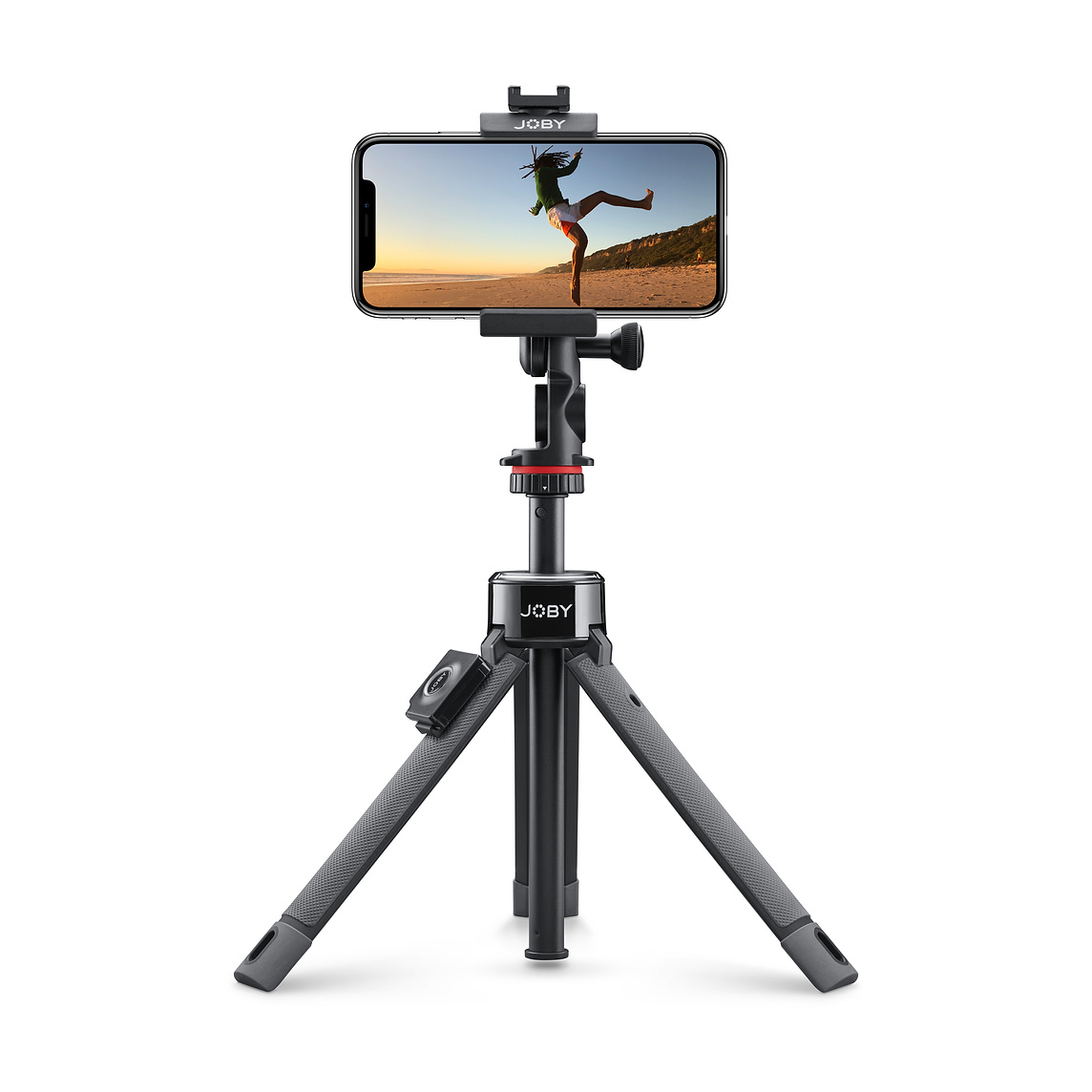 image of iphone on tripod