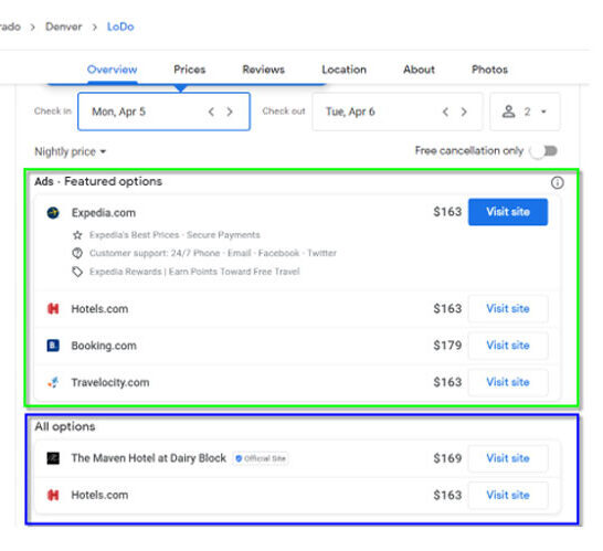 google free booking links