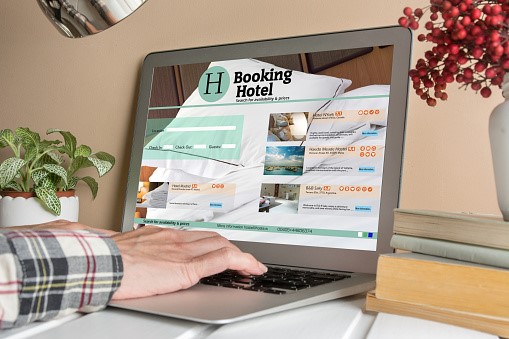Booking a hotel online