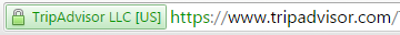 TripAdvisor with HTTPS designation