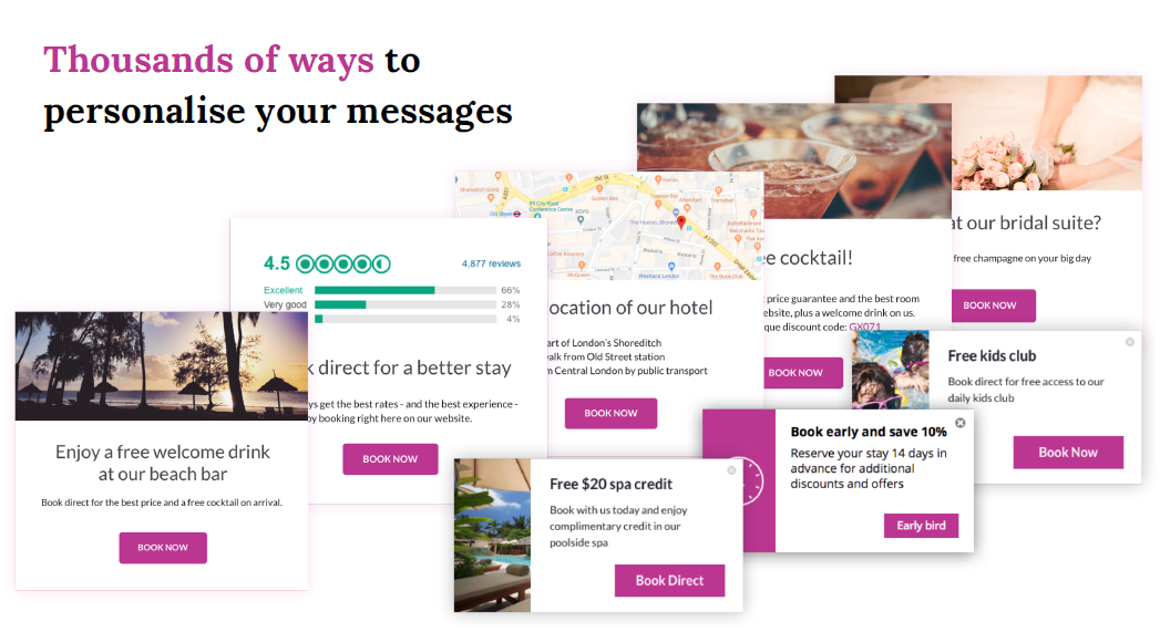 image of personalization options