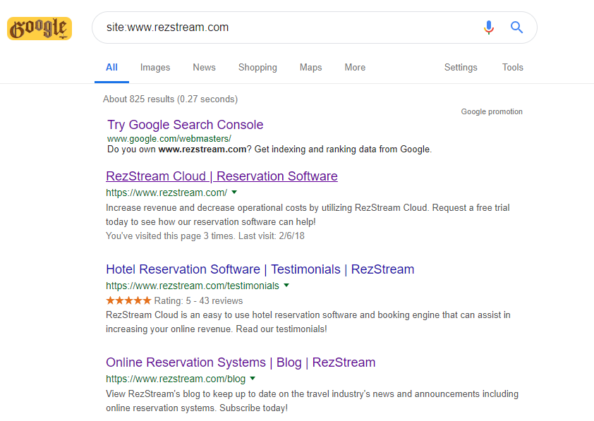 image of screenshot example