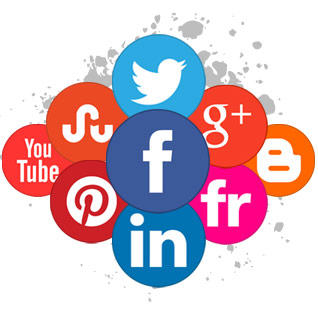 image of social media icons