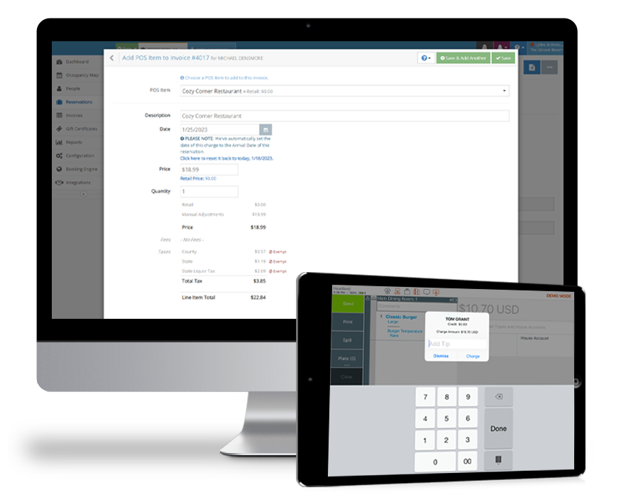 rezStream-PMS-RestaurantPOSConnection