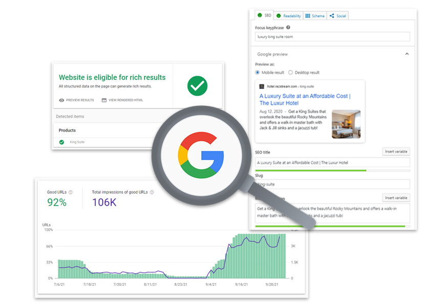 rezStream-Website-SearchEngineFriendly Google search screenshot