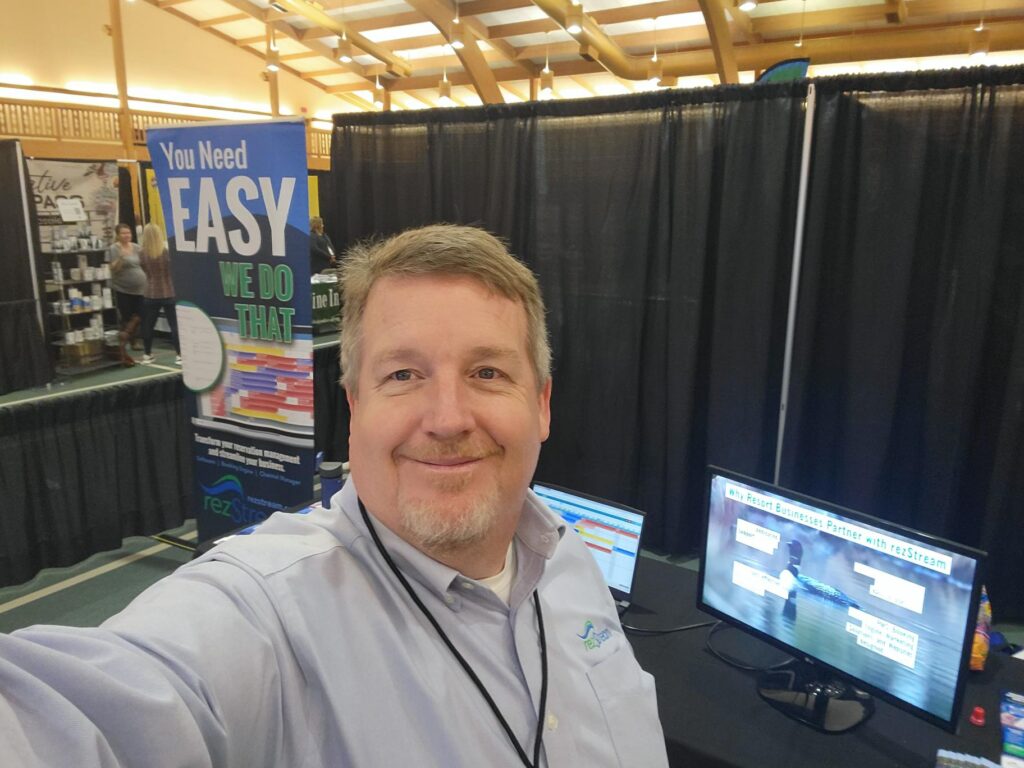 CMR-fall-2023 Jeff Hebrink, rezStream Sales Director, at CMR 2023