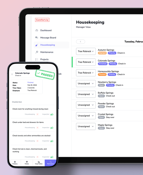 rezStream Comfort.ly Integration