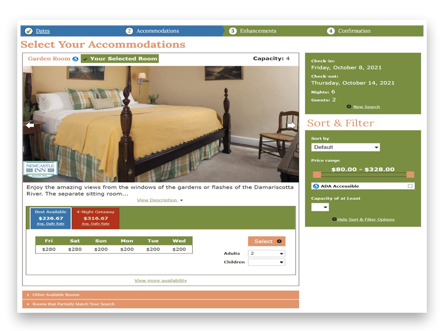 rezStream Booking Engine