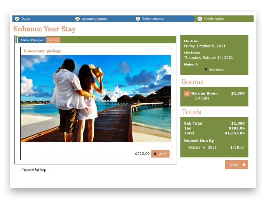 rezStream Booking Engine